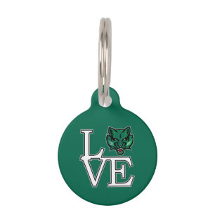 Binghamton Bearcats Love Pet ID Tag
