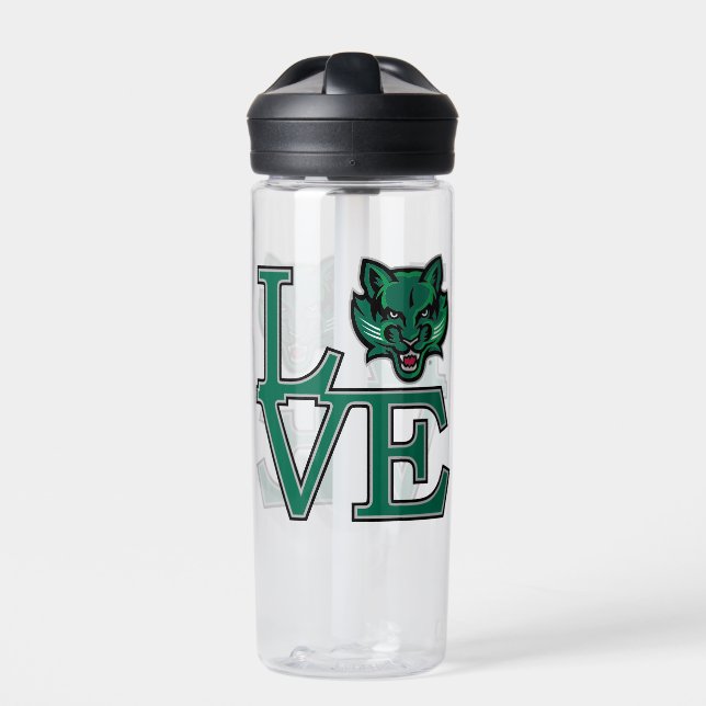 Binghamton Bearcats Love Water Bottle (Front)