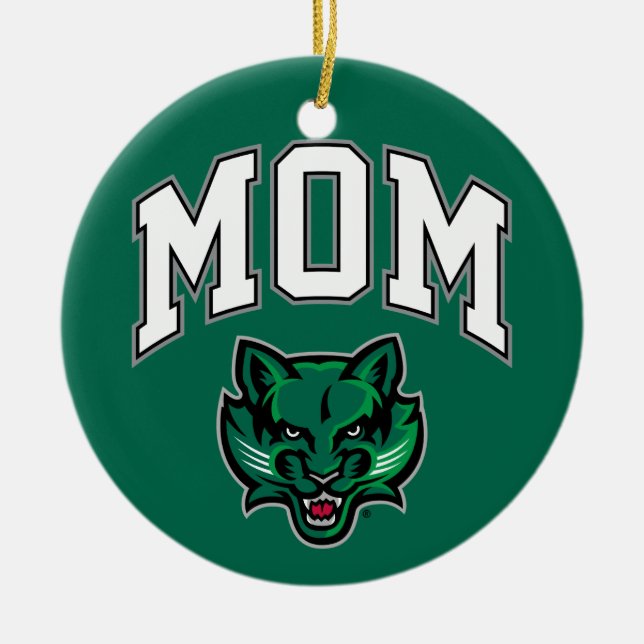 Binghamton Bearcats Mom Ceramic Ornament (Front)