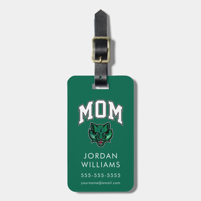 Binghamton Bearcats Mom Luggage Tag (Front Vertical)