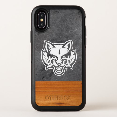 Binghamton Bearcats Slate and Wood OtterBox Symmetry iPhone X Case