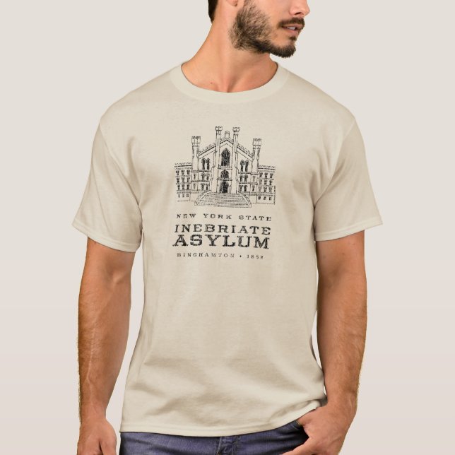 Binghamton Inebriate Asylum t-shirt (Front)