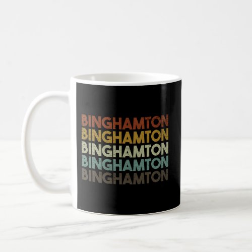 Binghamton New York 80S Style Coffee Mug