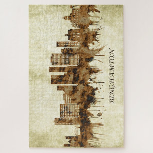 Binghamton New York Cityscape Jigsaw Puzzle