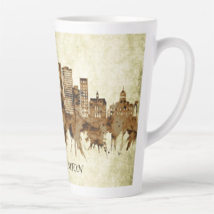 Binghamton New York Cityscape Latte Mug