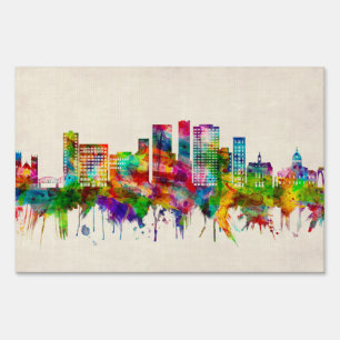 Binghamton New York Skyline Sign