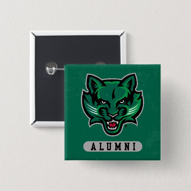 Binghamton University Alumni Distressed Button (Front & Back)