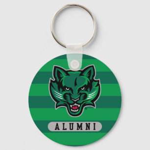 Binghamton University Alumni Stripes Keychain
