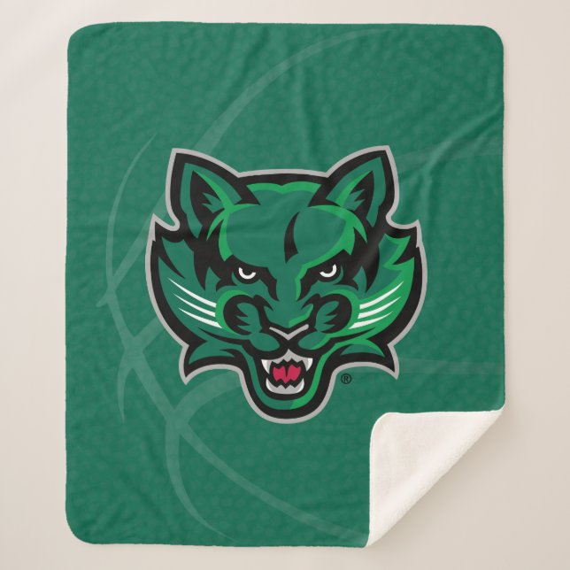 Binghamton University Basketball Sherpa Blanket (Front)