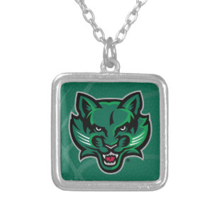 Binghamton University Basketball Silver Plated Necklace