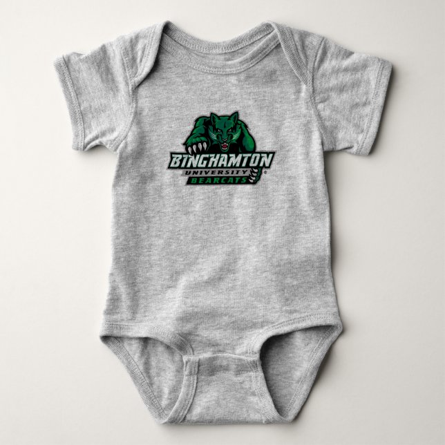 Binghamton University Bearcats Logo Baby Bodysuit (Front)