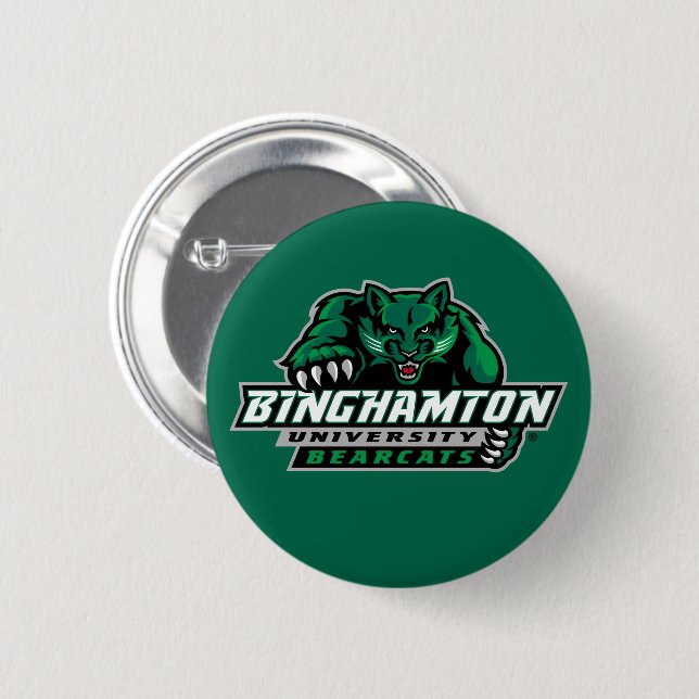 Binghamton University Bearcats Logo Button (Front & Back)