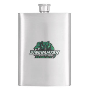 Binghamton University Bearcats Logo Flask
