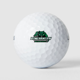 Binghamton University Bearcats Logo Golf Balls