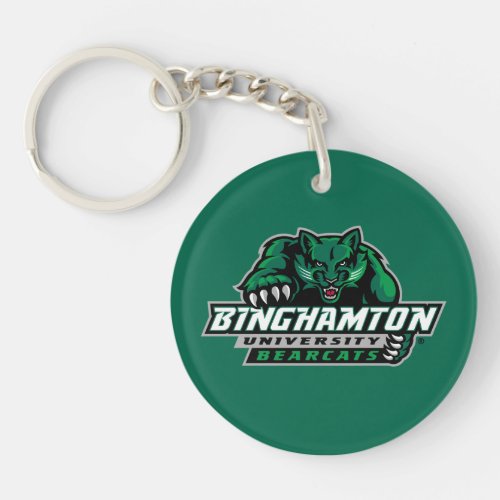 Binghamton University Bearcats Logo Keychain