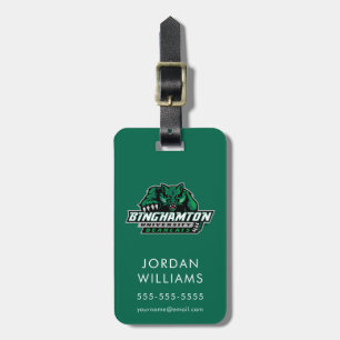 Binghamton University Bearcats Logo Luggage Tag