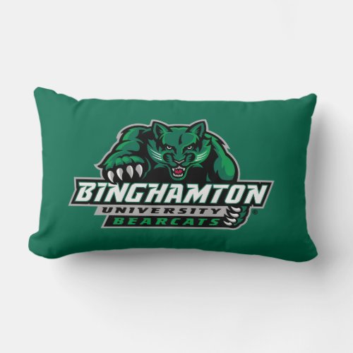 Binghamton University Bearcats Logo Lumbar Pillow