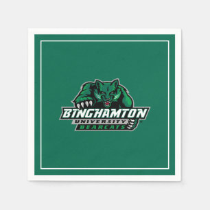 Binghamton University Bearcats Logo Napkins