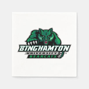 Binghamton University Bearcats Logo Napkins