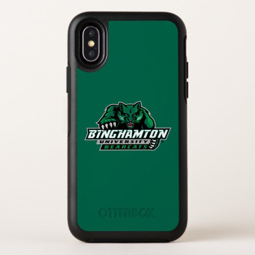 Binghamton University Bearcats Logo OtterBox Symmetry iPhone X Case