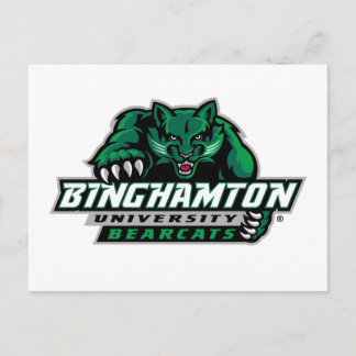 Binghamton University Bearcats Logo Postcard