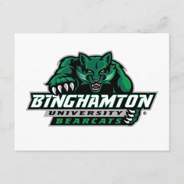 Binghamton University Bearcats Logo Postcard (Front)