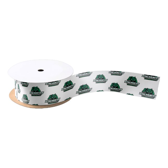 Binghamton University Bearcats Logo Satin Ribbon (Spool)