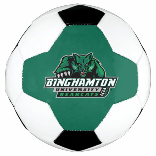 Binghamton University Bearcats Logo Soccer Ball