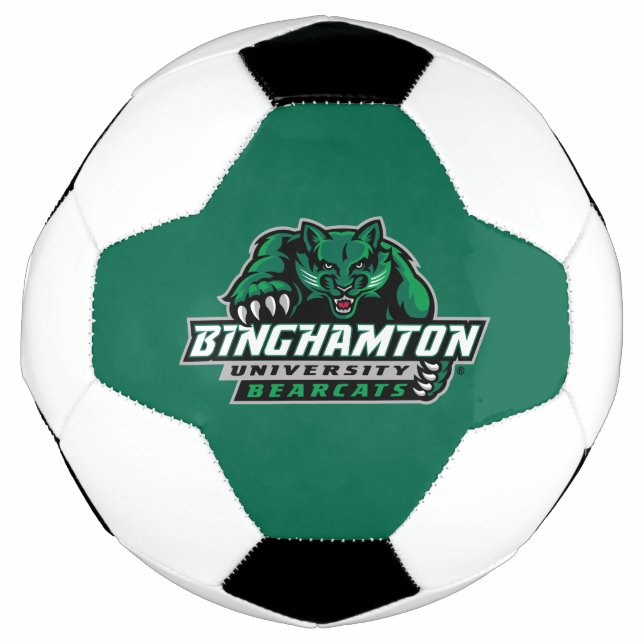 Binghamton University Bearcats Logo Soccer Ball (Front)
