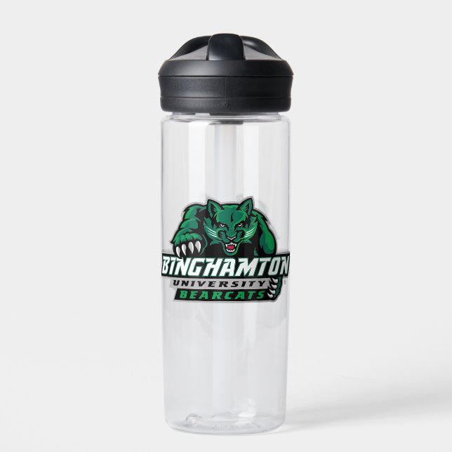 Binghamton University Bearcats Logo Water Bottle (Front)