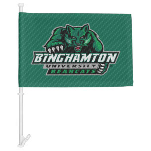 Binghamton University Carbon Fiber Car Flag