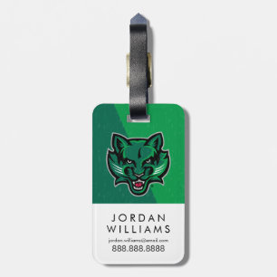 Binghamton University Color Block Distressed Luggage Tag
