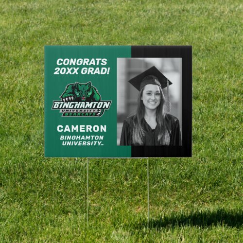 Binghamton University  Congrats Grad Sign