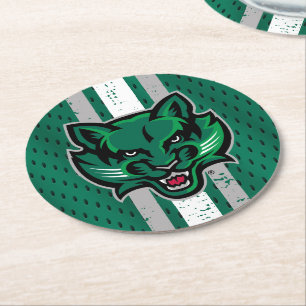 Binghamton University Jersey Round Paper Coaster