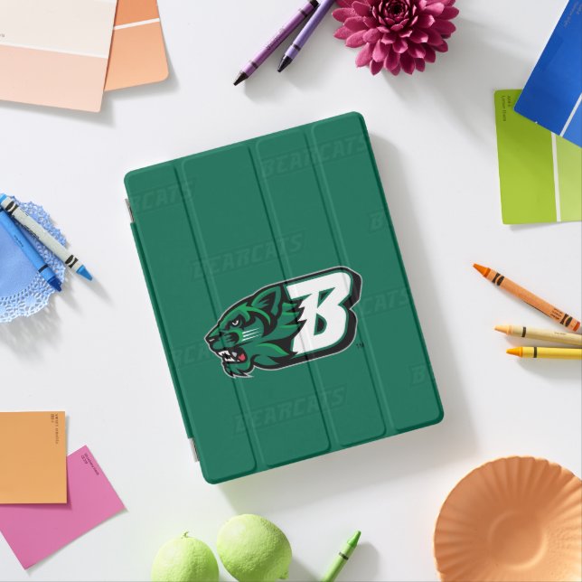 Binghamton University Logo Watermark iPad Smart Cover (In Situ)