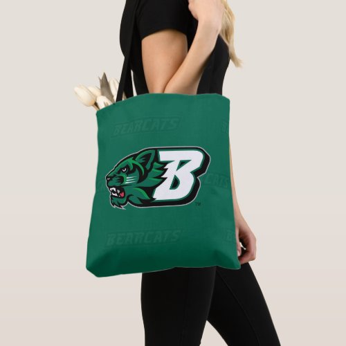 Binghamton University Logo Watermark Tote Bag