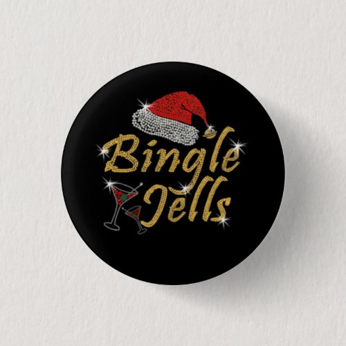 Bingle Jells Tipsy Christmas Button