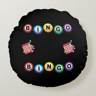 Bingo 16" Round Pillow