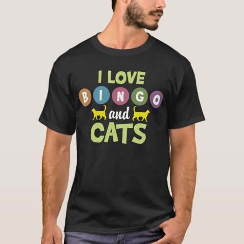 Bingo And Cats Funny Kitten Animal Pet Lovers T_Shirt
