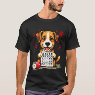 Bingo And Dog Funny Bingo Love Bingo And Dog Gift T-Shirt