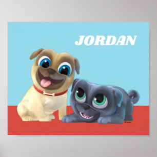 Bingo and Rolly Let's Woof & Roll Poster