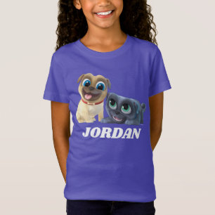 Bingo and Rolly   Let's Woof & Roll T-Shirt