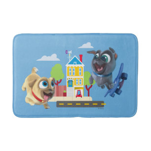 Bingo and Rolly   Pugs to the Rescue Bath Mat
