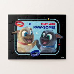 Bingo and Rolly   That was Paw-Some Jigsaw Puzzle
