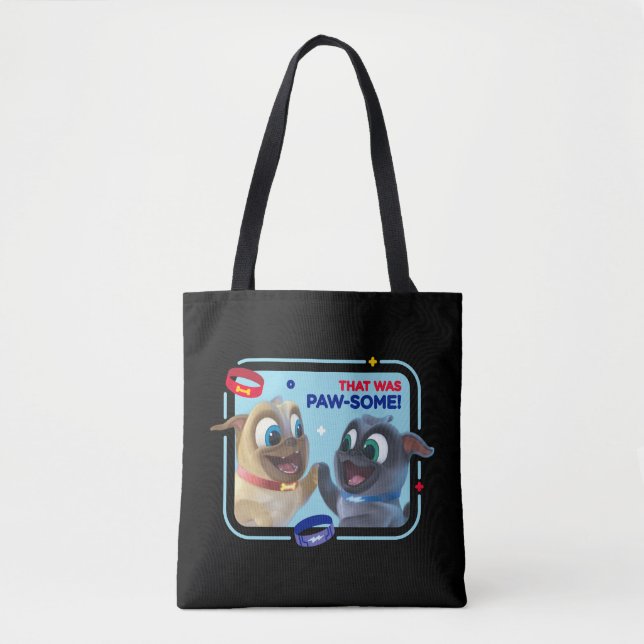 Bingo and Rolly | That was Paw-Some Tote Bag (Front)