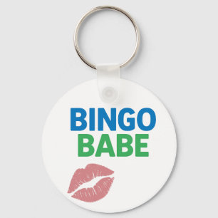 Bingo Babe Cute and Confident Bingo Lover Keychain