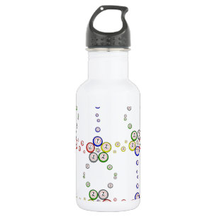 Bingo Ball pattern Stainless Steel Water Bottle