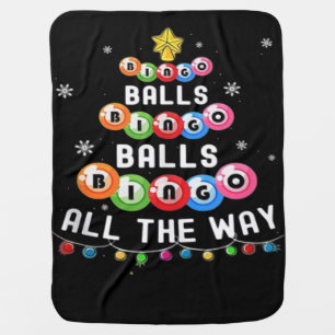 Bingo Balls Bingo All The Way Baby Blanket