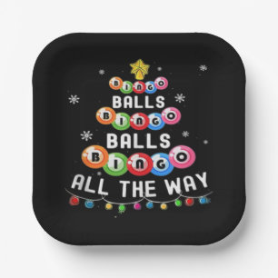 Bingo Balls Bingo All The Way  Paper Plates