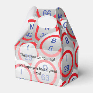 Bingo Balls Favor Boxes